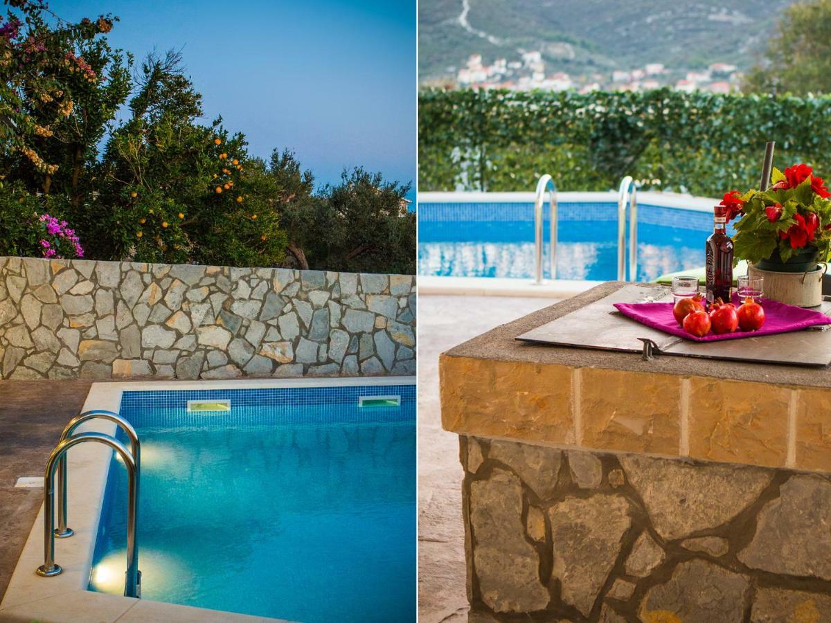 Villa Croatia Sea View With Heated Pool Vinišće Zewnętrze zdjęcie